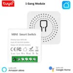 1 2 3 4 Gang Tuya WiFi Smart Light Switch Module - No Hub Needed