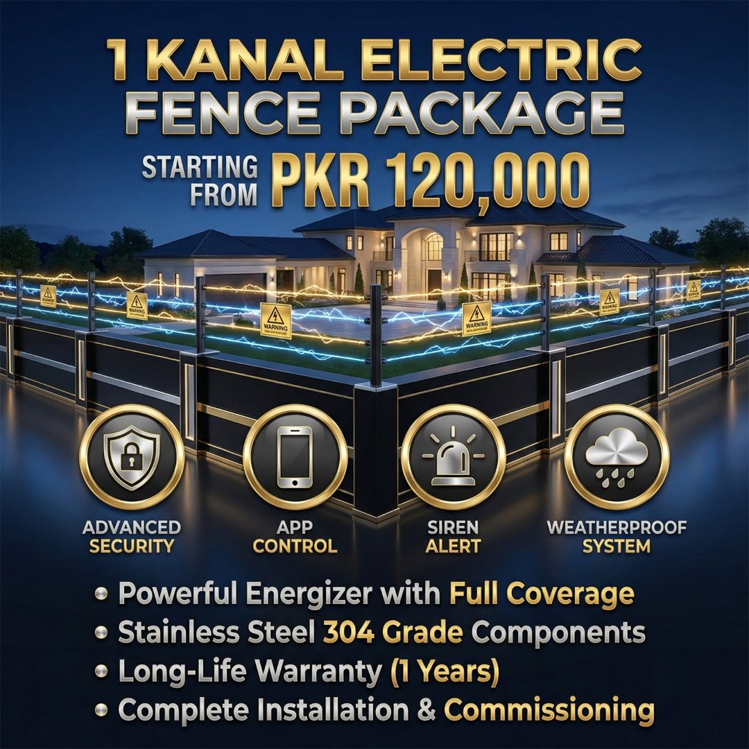 1 kanal 1 Kanal Electric Fence Package – Shock & Alarm System | Smartways Security Only 135k - Image 1