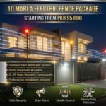 10 Marla Electric Fence Package – Shock & Alarm System | Smartways Security Only 95,000/-