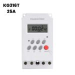 25A Digital Timer Switch Weekly On/Off Din Rail KG316T