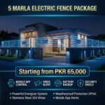 5 Marla Electric Fence Package – Shock & Alarm System | Smartways Security Only 65k