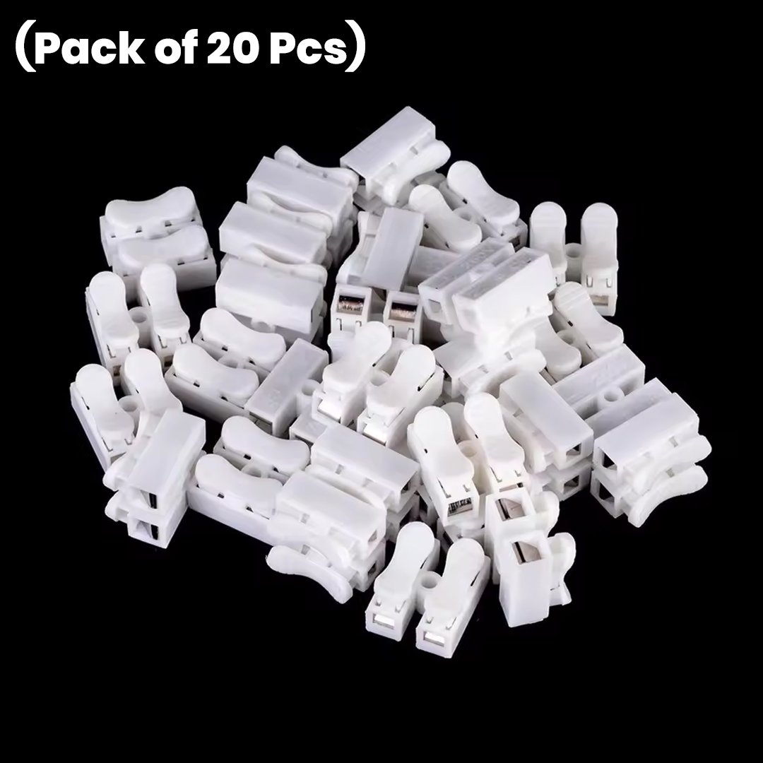 Pack of 20 Pcs – Quick Wiring Terminal CH-2 01 Pack of 20 Pcs - Quick Wiring Terminal CH-2 - Image 1