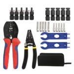 Solar Panel Crimping Tool Kit | MC4 Connector & Wire Stripper Set | Professional PV Cable Installation Kit