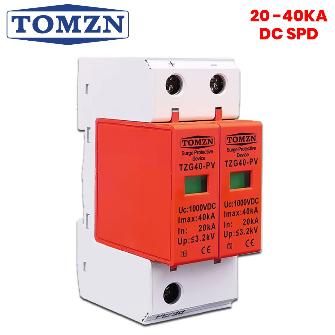 TOMZN DC SPD 1000V 20KA~40KA Arrester Device TOMZN DC SPD 1000V 20KA~40KA Arrester Device - Image 1