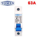 TOMZN Miniature Circuit Breaker (MCB) - 63A 1P AC Braker