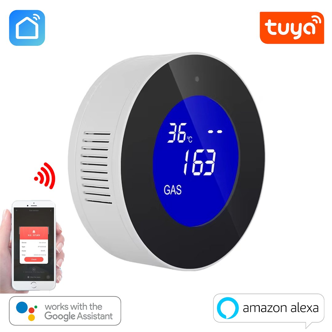 Tuya Gas Leakage Detector Tuya Smart WiFi Gas leakage detector sensor - Image 1