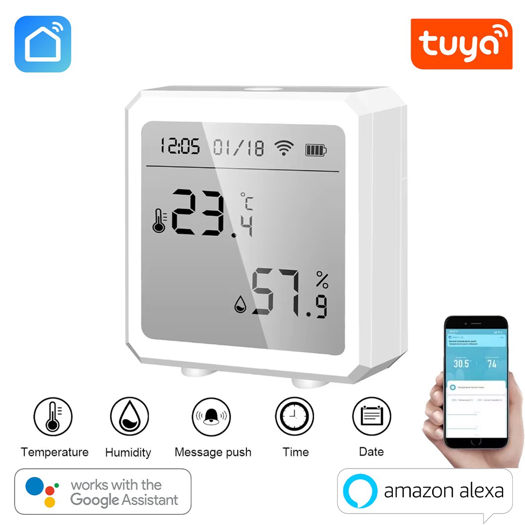 Tuya Smart WIFI Temperature Humidity Display Tuya Smart WIFI Temperature Humidity Display - Image 1