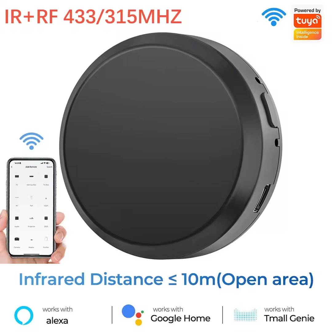 ir rf remote Tuya Smart WiFi IR + RF Remote Control Device - Image 1